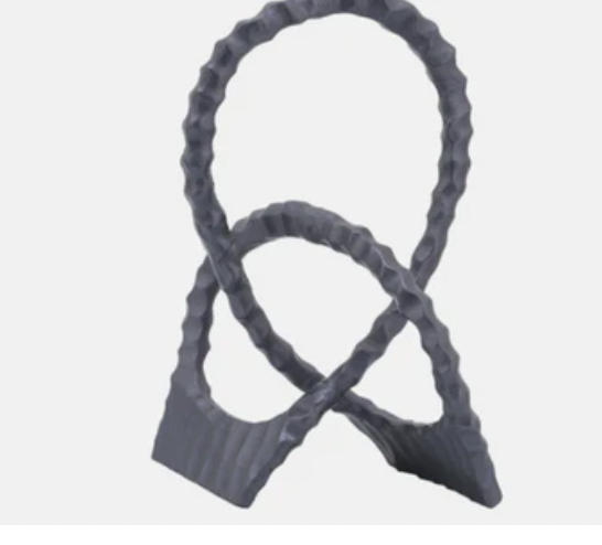 Metal 11H Loopy Table Accent