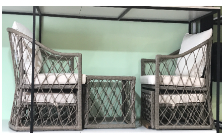 Seoul Outdoor Armchair With Footrest