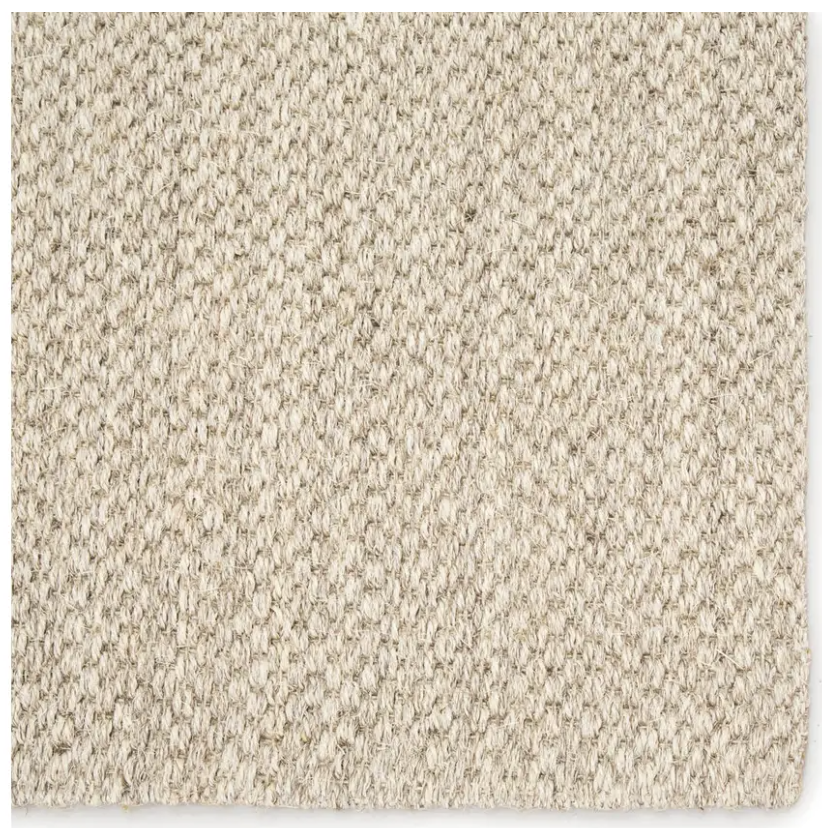 RUG NAS07 2'6"x8' RNR WHITE ASPARAGUS SILVER MINK NATURALS SANIBEL NAPLES