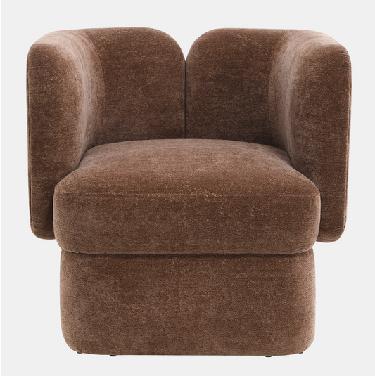 Shelter-Back Accent Chair, Brown