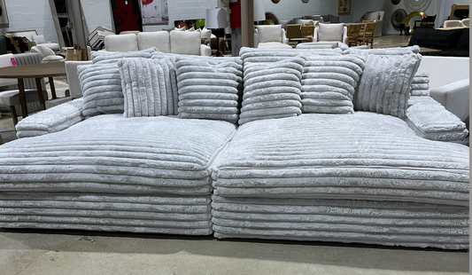 Grand Double Chaise Mondo Grey