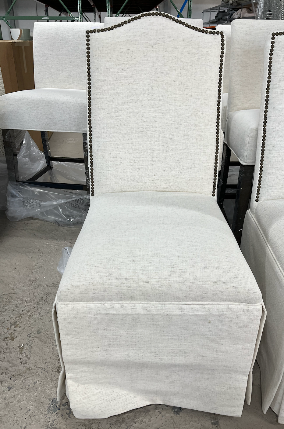 Skirted Dining Chair Nomad Snow