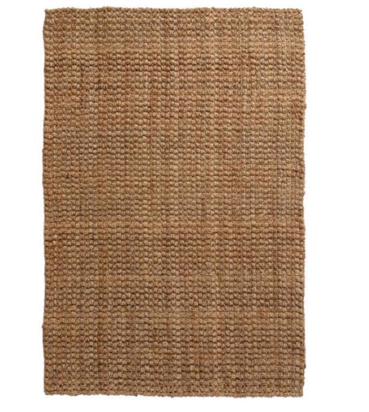 Natural Basket Weave Jute Area Rug