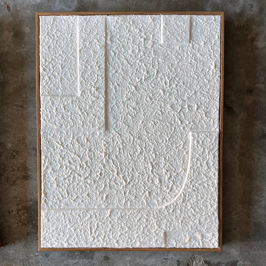 14”x18" Framed White Art 6